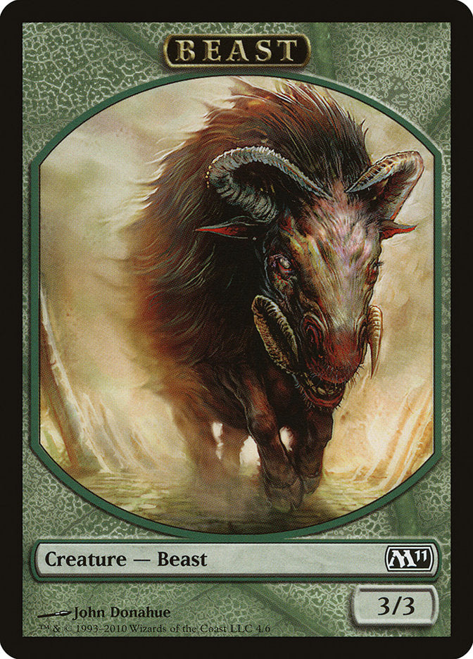 Beast Token [Magic 2011 Tokens] | Silver Goblin