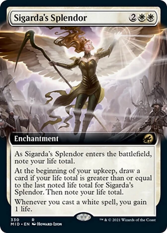 Sigarda's Splendor (Extended Art) [Innistrad: Midnight Hunt] | Silver Goblin