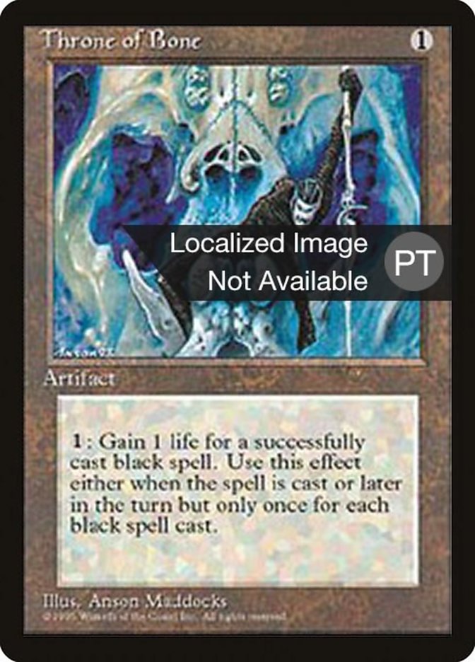 Throne of Bone [Fourth Edition (Foreign Black Border)] | Silver Goblin