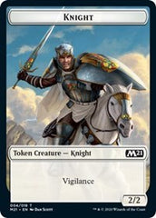 Knight // Pirate Double-Sided Token [Core Set 2021 Tokens] | Silver Goblin