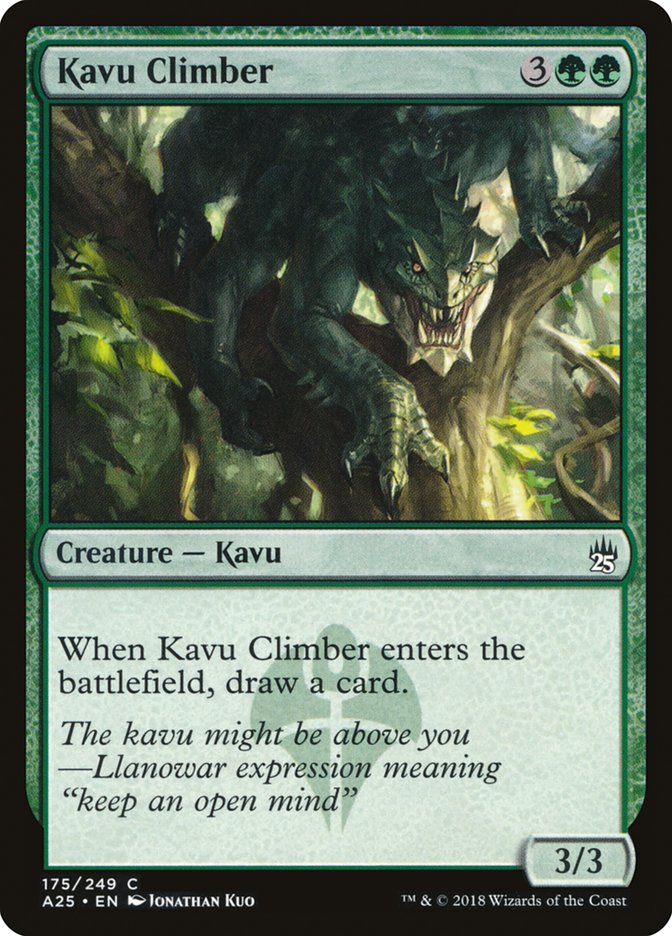 Kavu Climber [Masters 25] | Silver Goblin