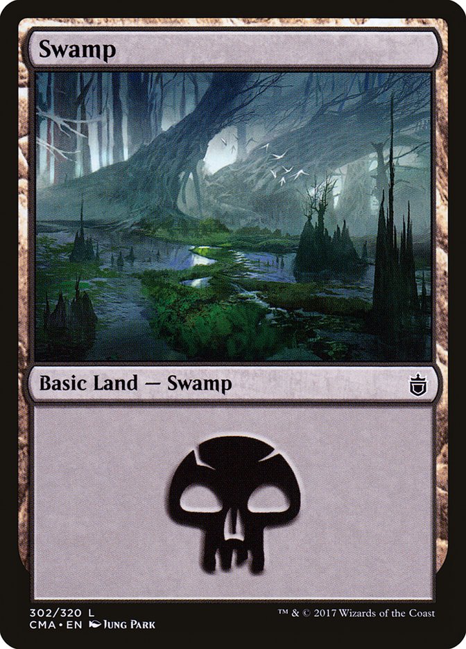 Swamp (302) [Commander Anthology] | Silver Goblin