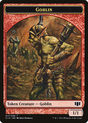 Goblin // Goat Double-Sided Token [Commander 2014 Tokens] | Silver Goblin