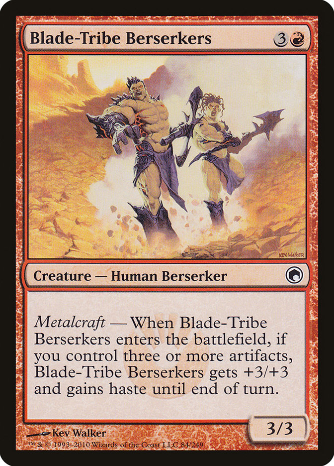 Blade-Tribe Berserkers [Scars of Mirrodin] | Silver Goblin