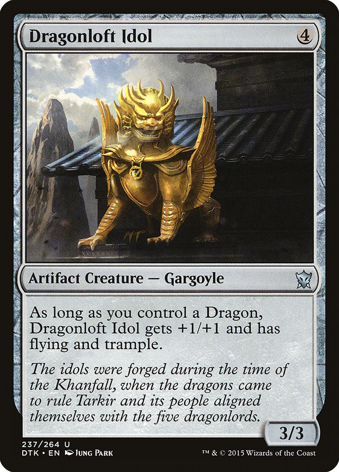Dragonloft Idol [Dragons of Tarkir] | Silver Goblin