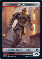 Golem // Treasure (21) Double-Sided Token [Modern Horizons 2 Tokens] | Silver Goblin