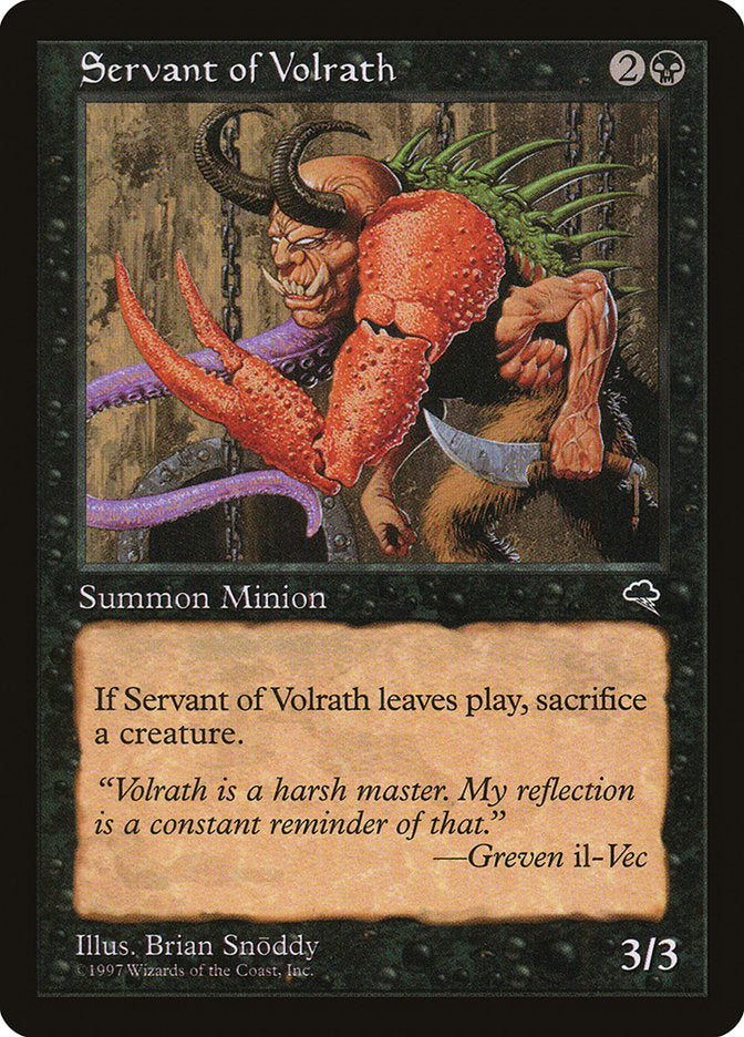 Servant of Volrath [Tempest] | Silver Goblin