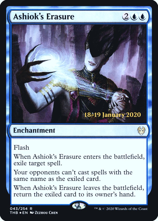 Ashiok's Erasure [Theros Beyond Death Prerelease Promos] | Silver Goblin