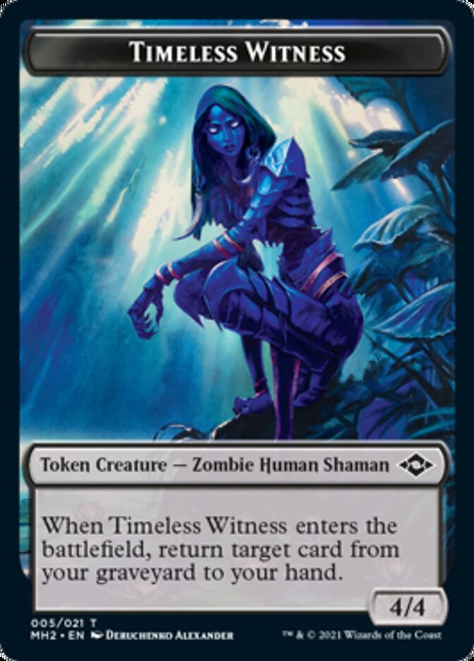 Timeless Witness Token [Modern Horizons 2 Tokens] | Silver Goblin