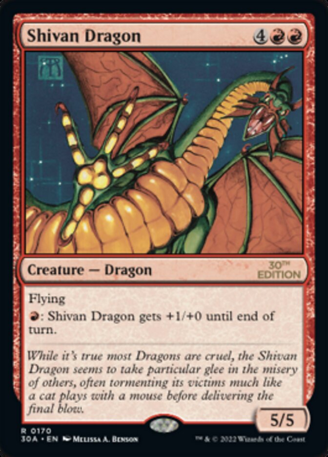 Shivan Dragon [30th Anniversary Edition] | Silver Goblin