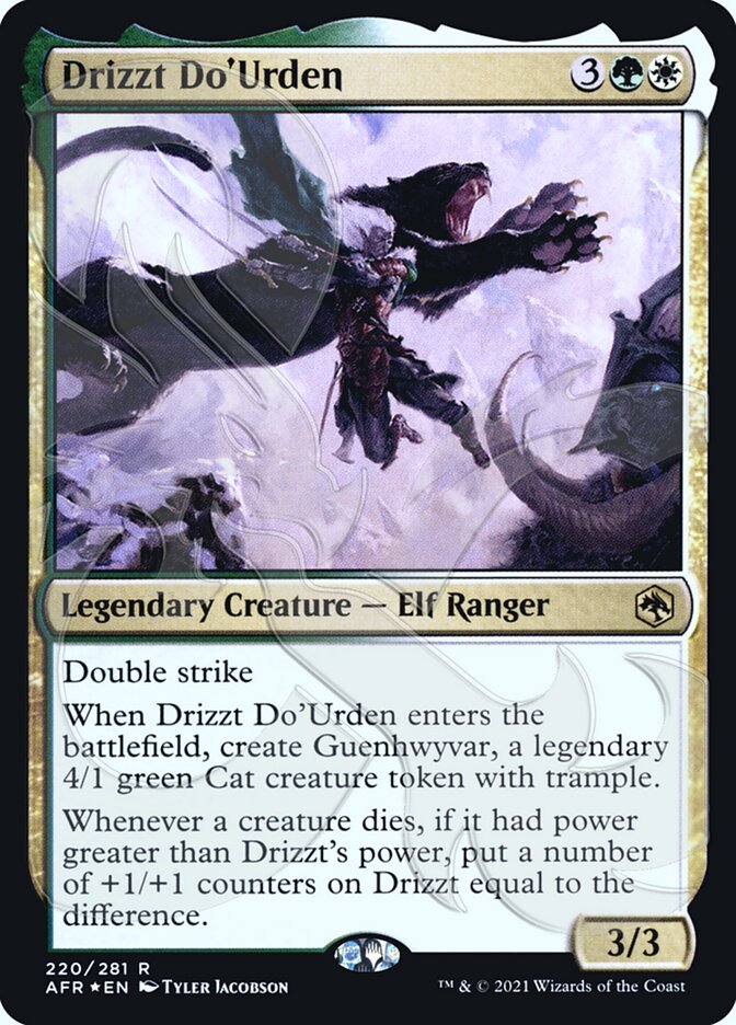 Drizzt Do'Urden (Ampersand Promo) [Dungeons & Dragons: Adventures in the Forgotten Realms Promos] | Silver Goblin