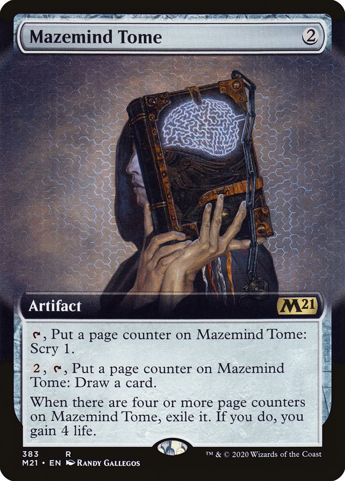 Mazemind Tome (Extended Art) [Core Set 2021] | Silver Goblin