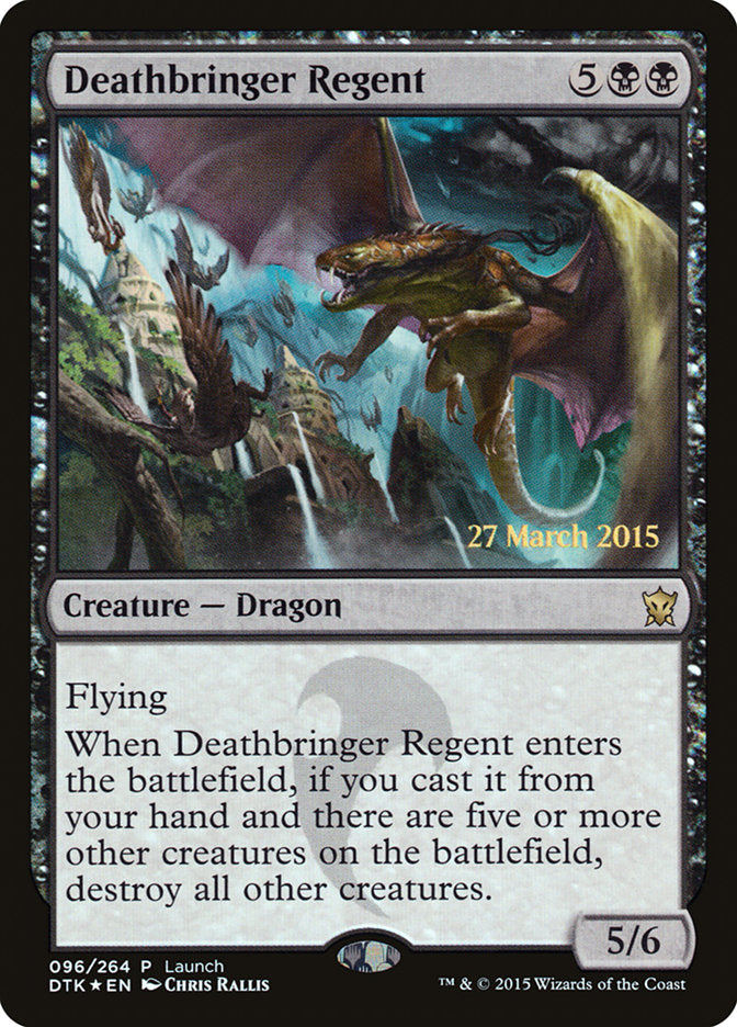 Deathbringer Regent (Launch) [Dragons of Tarkir Prerelease Promos] | Silver Goblin
