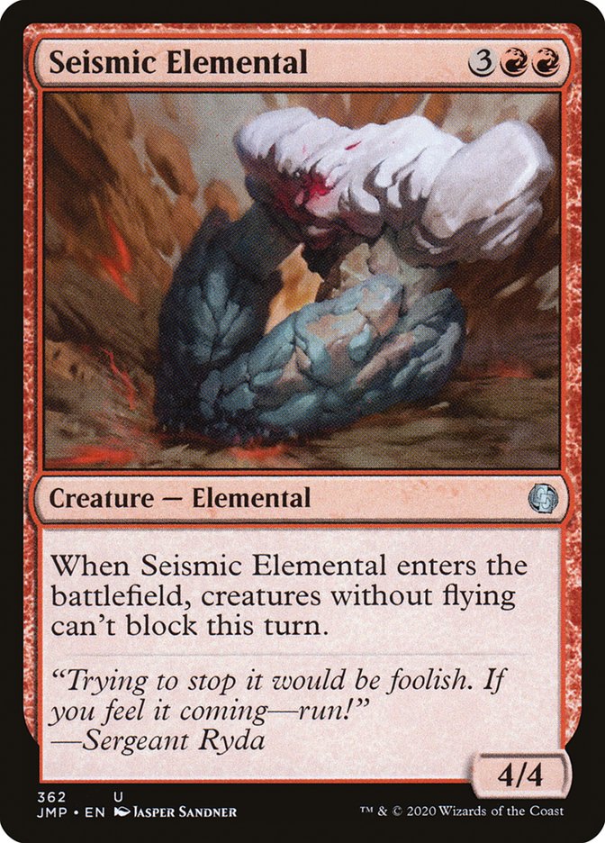 Seismic Elemental [Jumpstart] | Silver Goblin