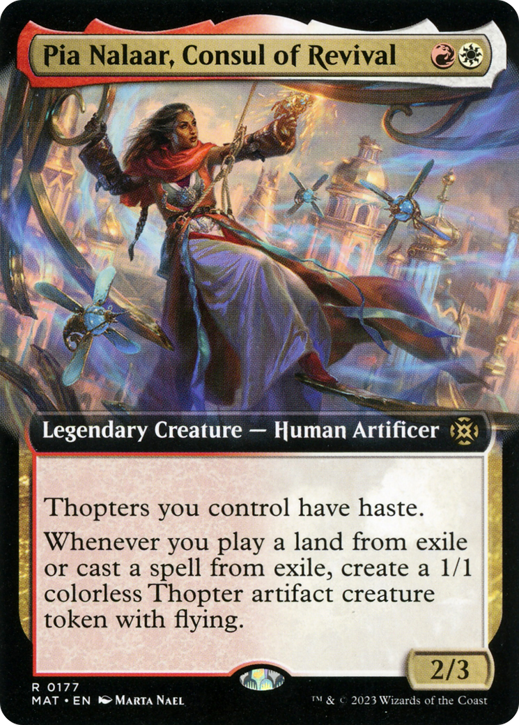 Pia Nalaar, Consul of Revival (Extended Art) [March of the Machine: The Aftermath] | Silver Goblin