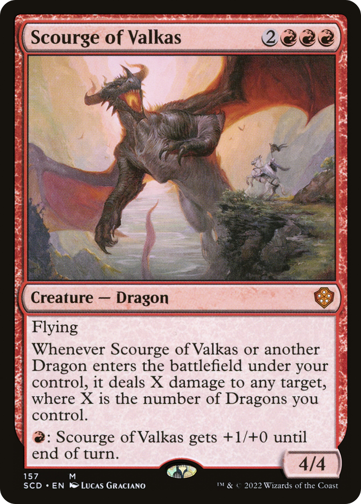 Scourge of Valkas [Starter Commander Decks] | Silver Goblin