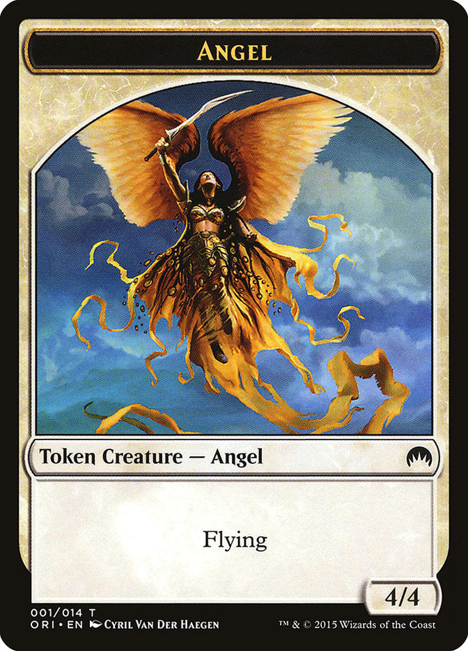 Angel Token [Magic Origins Tokens] | Silver Goblin
