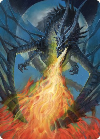 Balefire Dragon Art Card [Commander Masters Art Series] | Silver Goblin