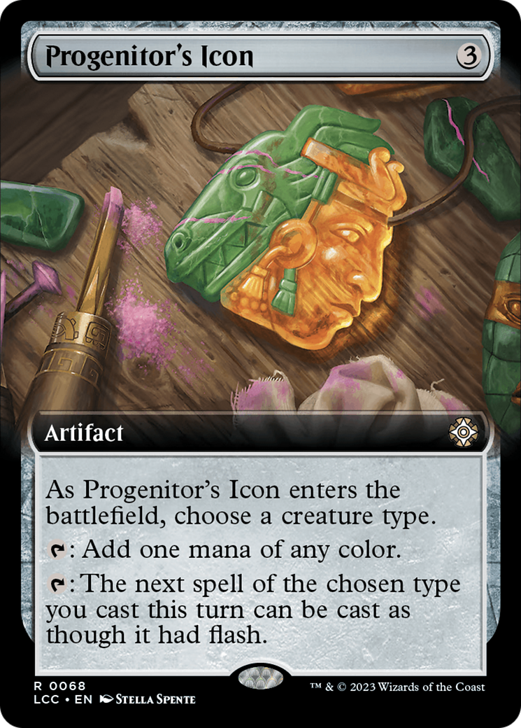 Progenitor's Icon (Extended Art) [The Lost Caverns of Ixalan Commander] | Silver Goblin