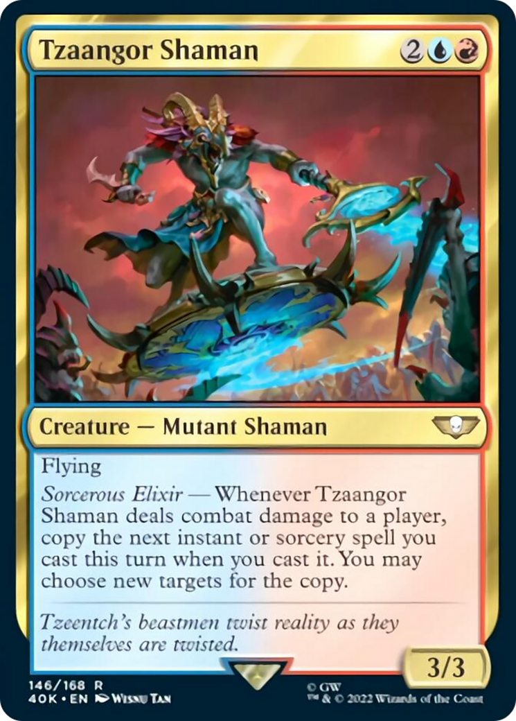 Tzaangor Shaman (Surge Foil) [Warhammer 40,000] | Silver Goblin