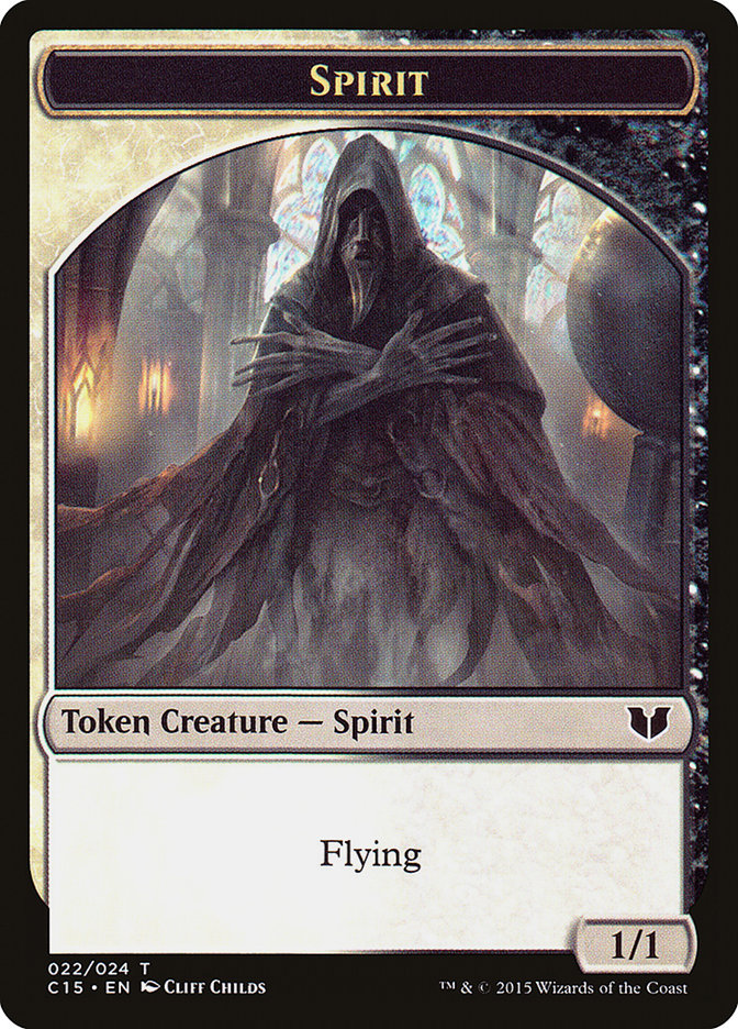 Spirit (022) // Angel Double-Sided Token [Commander 2015 Tokens] | Silver Goblin