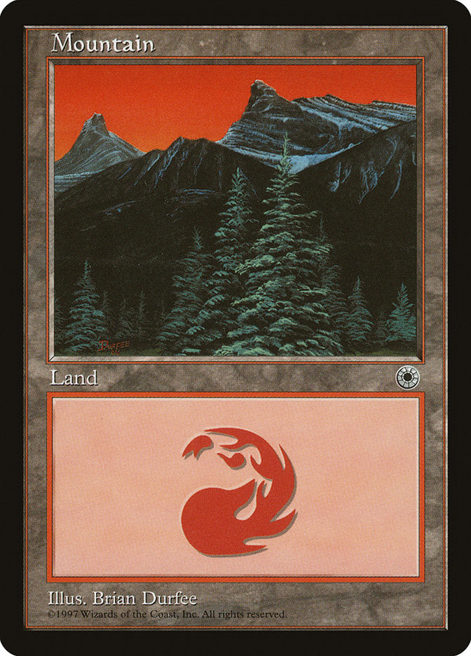 Mountain (9/6 Signature / Tallest Peak Center) [Portal] | Silver Goblin