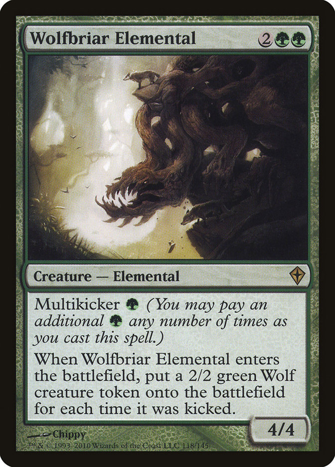 Wolfbriar Elemental [Worldwake] | Silver Goblin