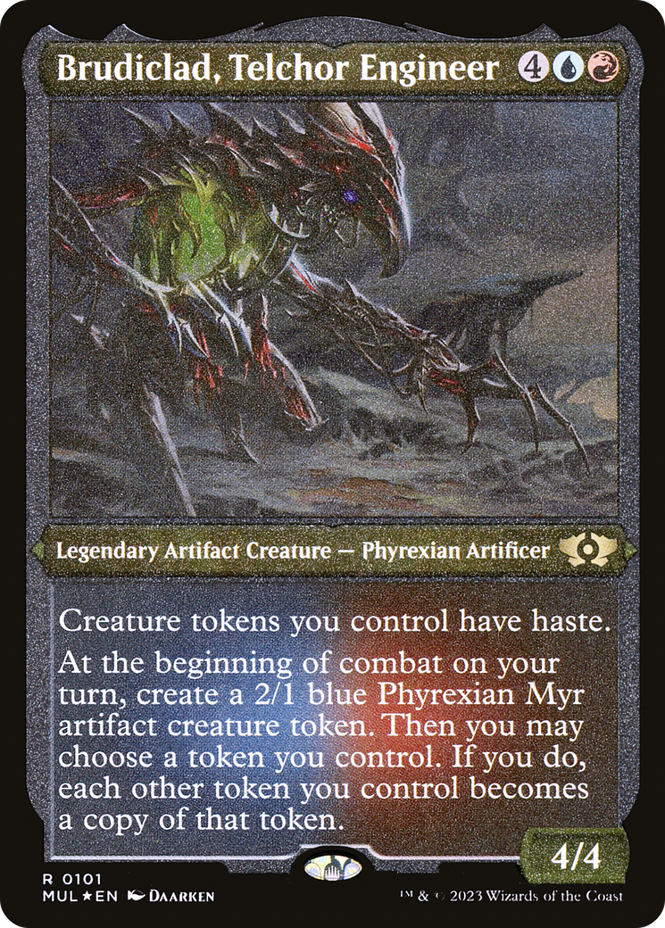 Brudiclad, Telchor Engineer (Foil Etched) [Multiverse Legends] | Silver Goblin