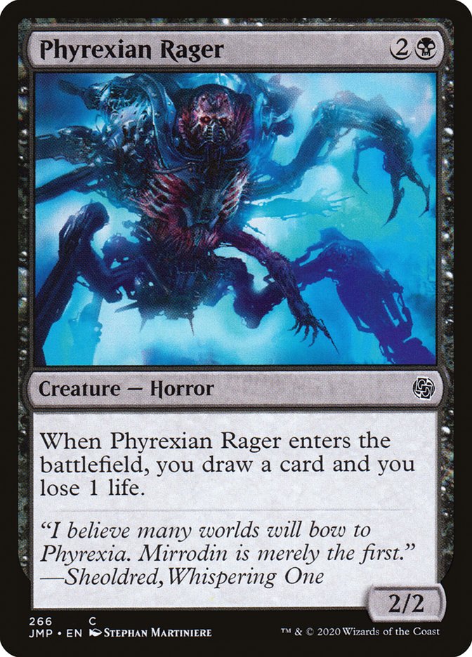 Phyrexian Rager [Jumpstart] | Silver Goblin