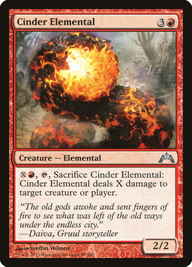 Cinder Elemental [Gatecrash] | Silver Goblin