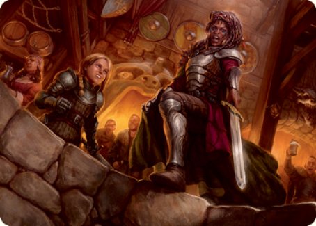Veteran Dungeoneer Art Card [Dungeons & Dragons: Adventures in the Forgotten Realms Art Series] | Silver Goblin