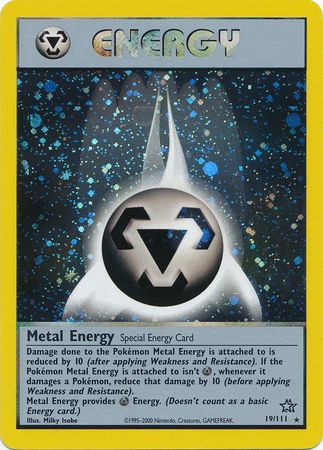 Metal Energy (19/111) [Neo Genesis Unlimited] | Silver Goblin