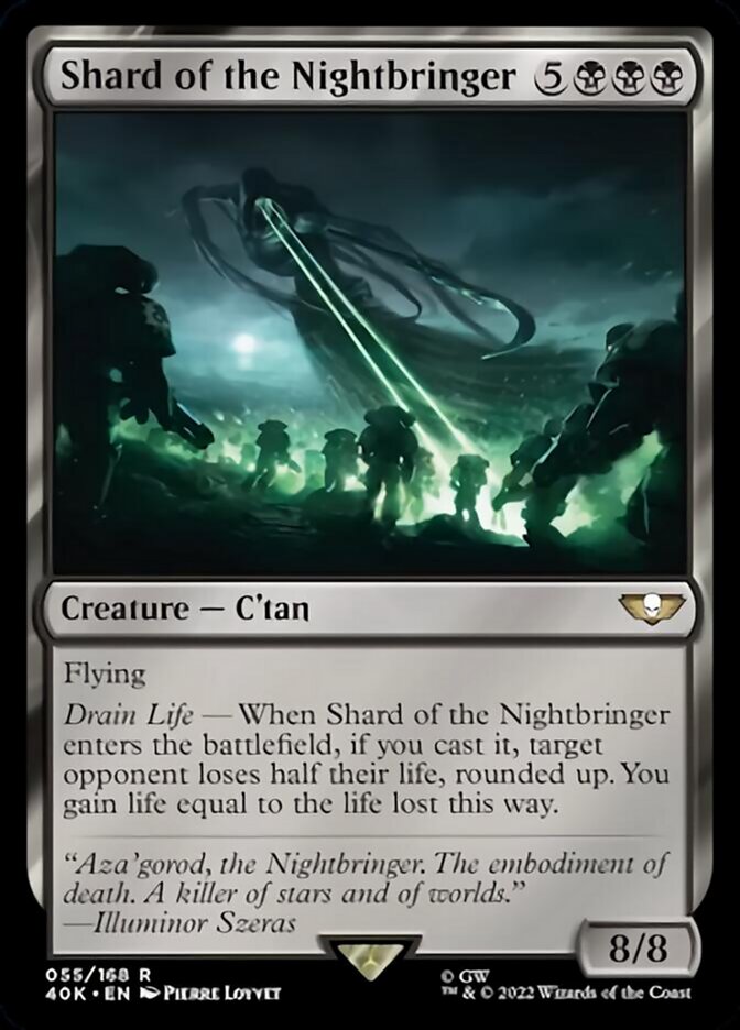 Shard of the Nightbringer (Surge Foil) [Warhammer 40,000] | Silver Goblin