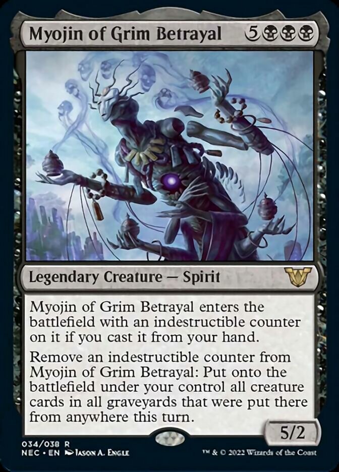 Myojin of Grim Betrayal [Kamigawa: Neon Dynasty Commander] | Silver Goblin