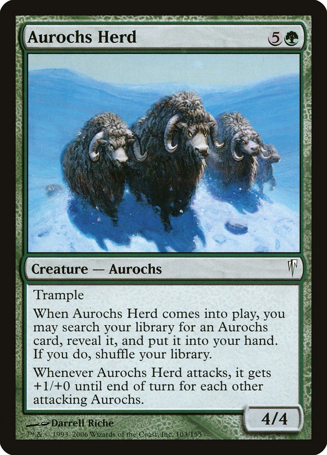 Aurochs Herd [Coldsnap] | Silver Goblin