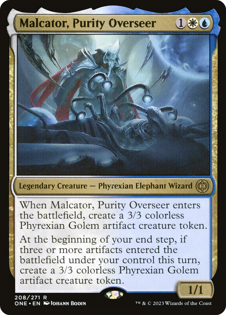 Malcator, Purity Overseer [Phyrexia: All Will Be One] | Silver Goblin