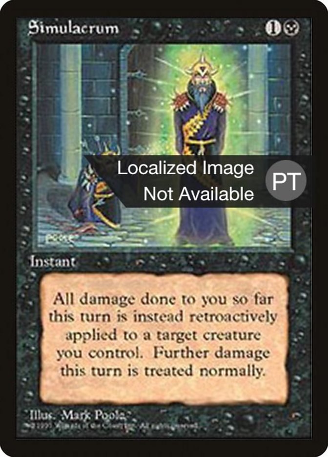 Simulacrum [Fourth Edition (Foreign Black Border)] | Silver Goblin