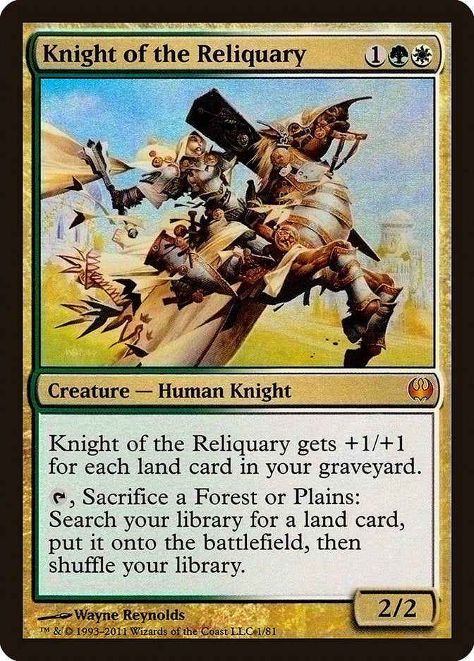 Knight of the Reliquary [Duel Decks: Knights vs. Dragons] | Silver Goblin