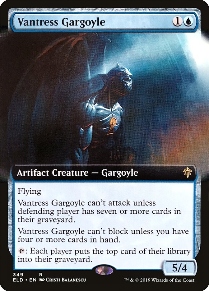 Vantress Gargoyle (Extended Art) [Throne of Eldraine] | Silver Goblin
