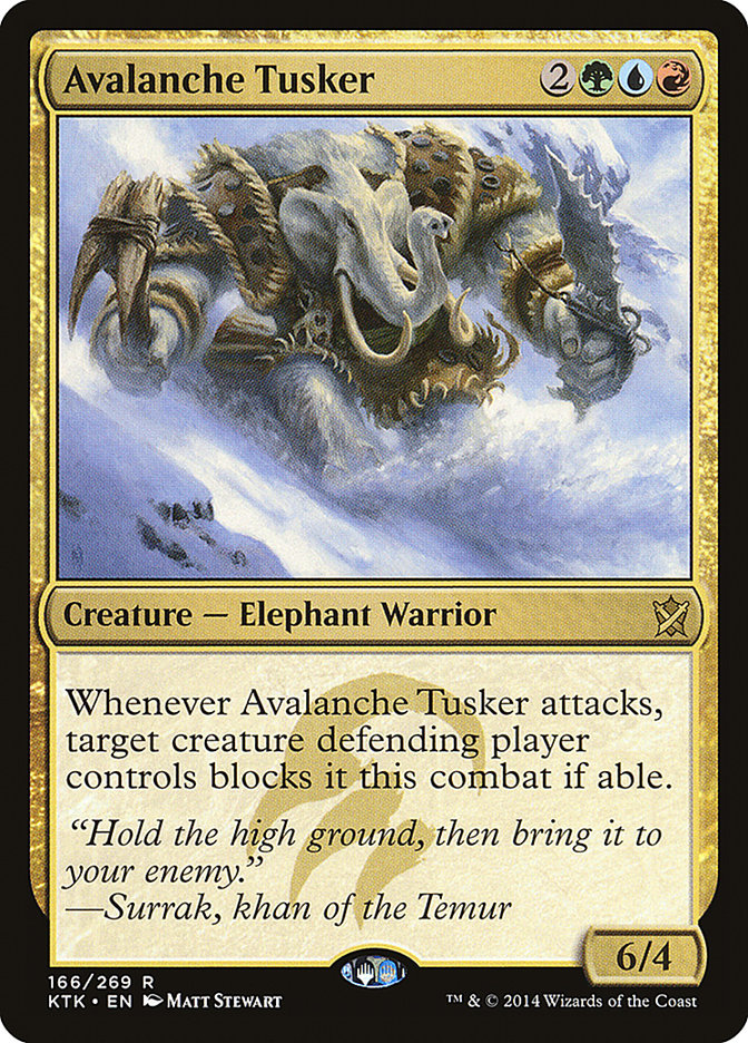 Avalanche Tusker [Khans of Tarkir] | Silver Goblin