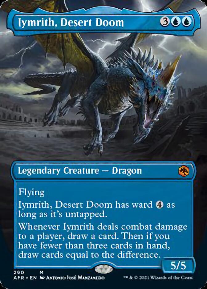 Iymrith, Desert Doom (Borderless Alternate Art) [Dungeons & Dragons: Adventures in the Forgotten Realms] | Silver Goblin