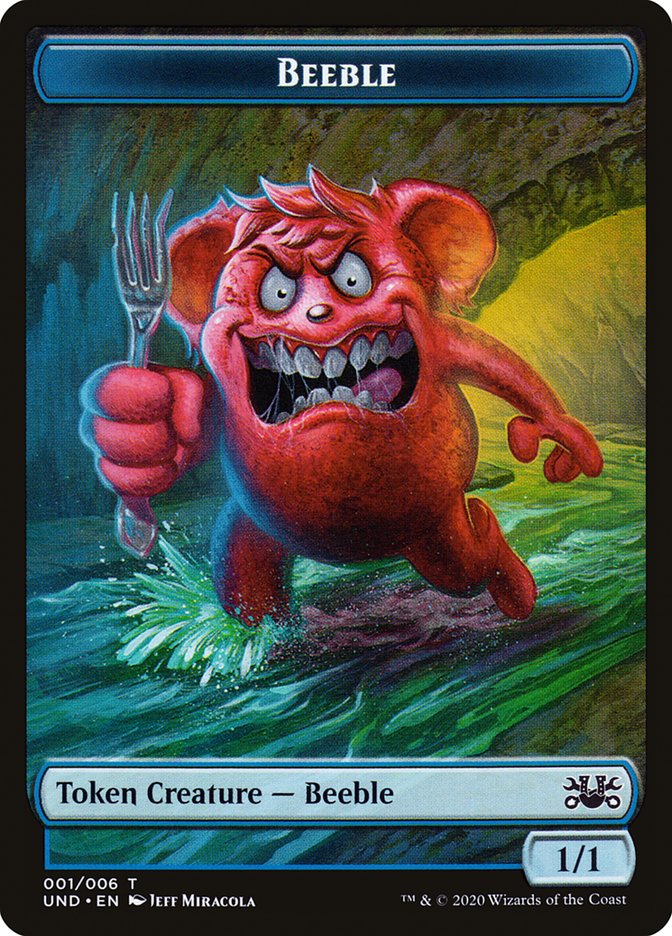 Beeble // Squirrel Double-Sided Token [Unsanctioned Tokens] | Silver Goblin