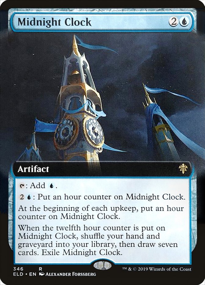 Midnight Clock (Extended Art) [Throne of Eldraine] | Silver Goblin
