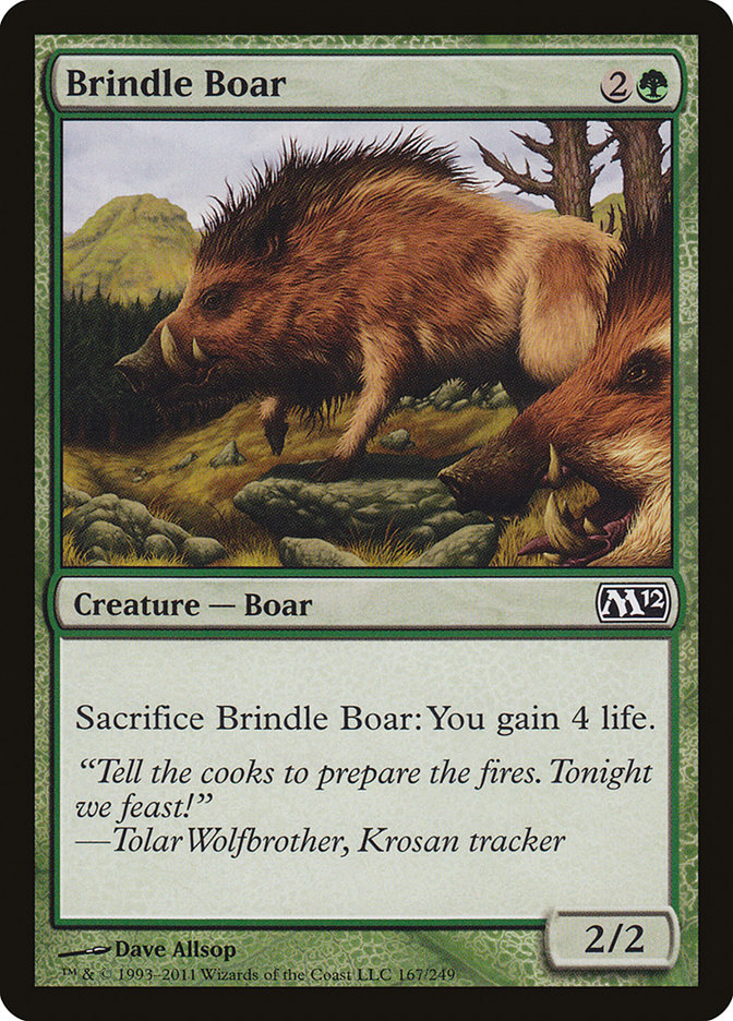 Brindle Boar [Magic 2012] | Silver Goblin