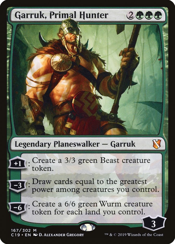 Garruk, Primal Hunter [Commander 2019] | Silver Goblin
