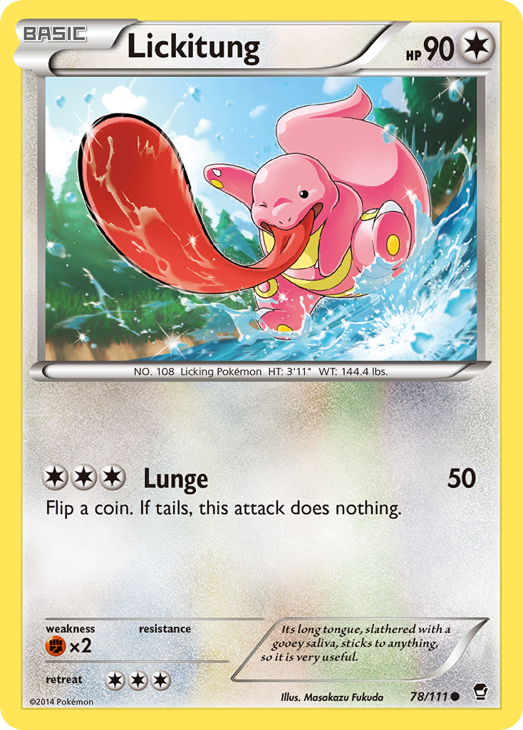 Lickitung (78/111) [XY: Furious Fists] | Silver Goblin