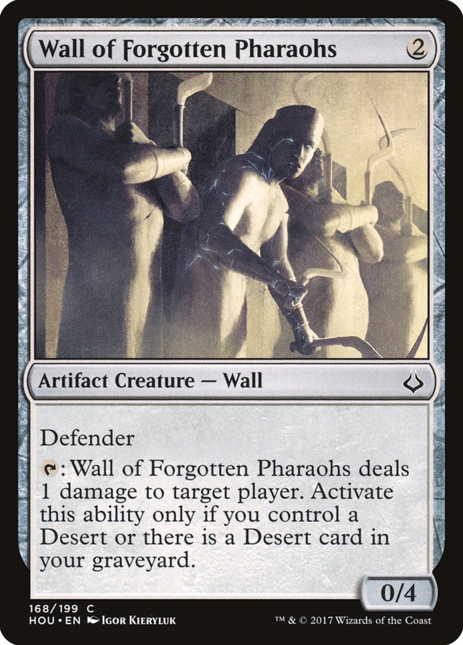 Wall of Forgotten Pharaohs [Hour of Devastation] | Silver Goblin