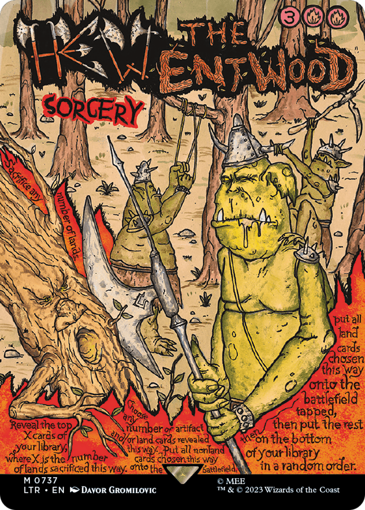 Hew the Entwood (Borderless Poster) [The Lord of the Rings: Tales of Middle-Earth] | Silver Goblin
