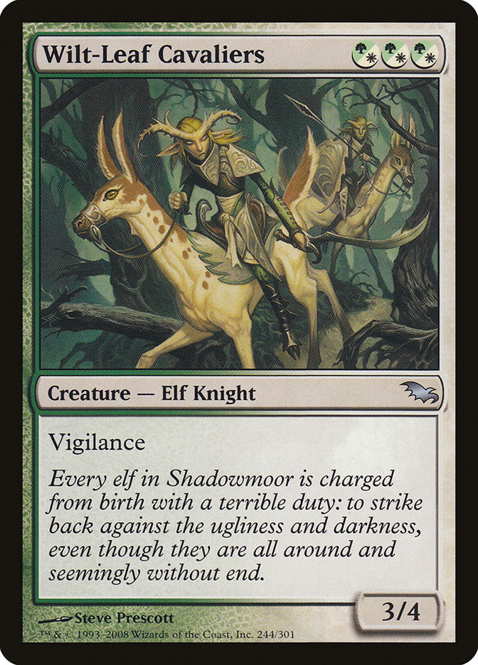 Wilt-Leaf Cavaliers [Shadowmoor] | Silver Goblin