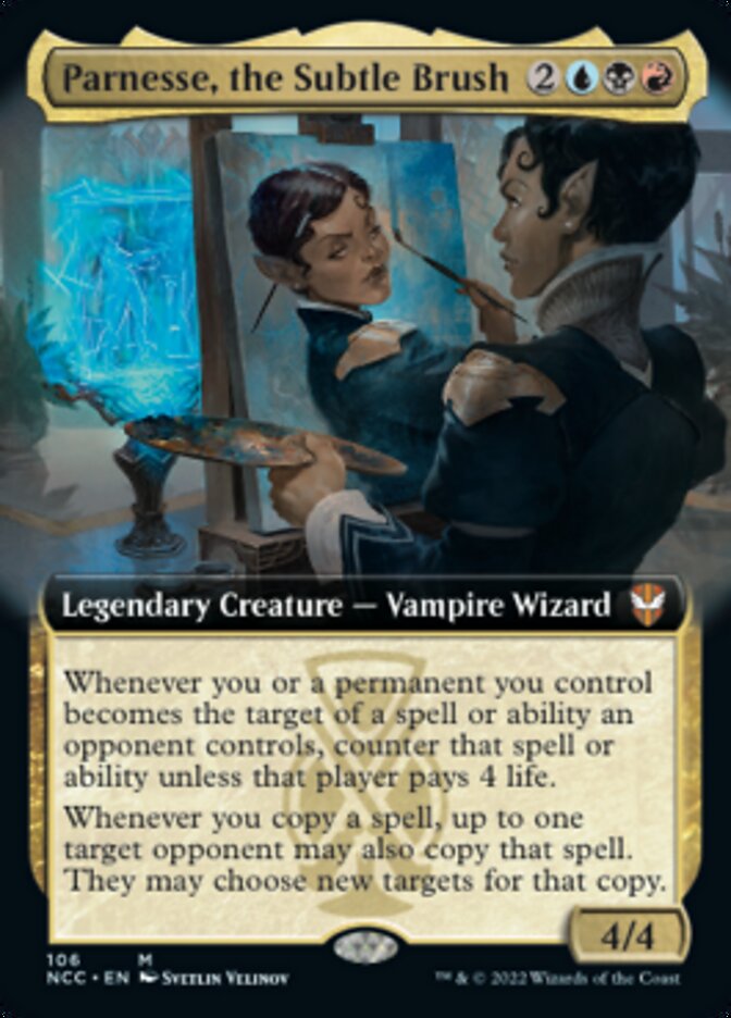 Parnesse, the Subtle Brush (Extended Art) [Streets of New Capenna Commander] | Silver Goblin
